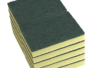 Green and Yellow Sponge Scourer / 10
