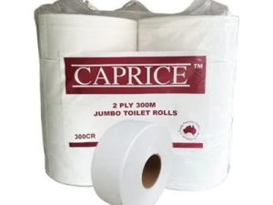 Caprice Jumbo Toilet Paper Roll 300 metre / 8 Rolls