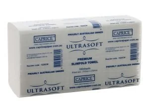 Caprice Interleaved Ultrasoft Slimfold Towel 160's / 20 ctns ( Fit Tork H2 )